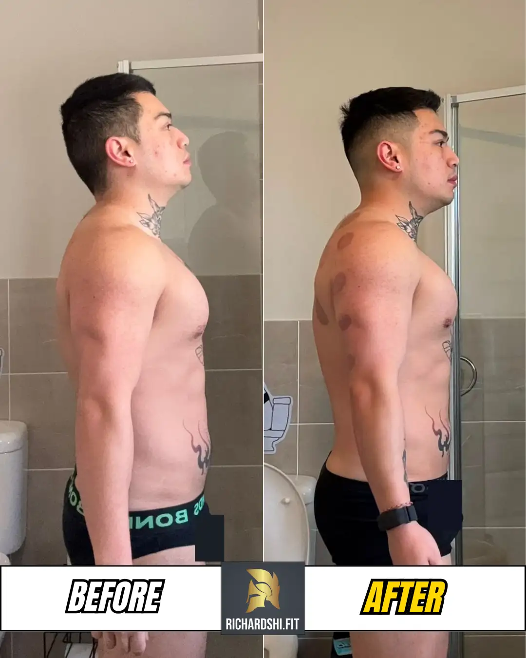 Richardshi.fit client before-and-after transformation 2