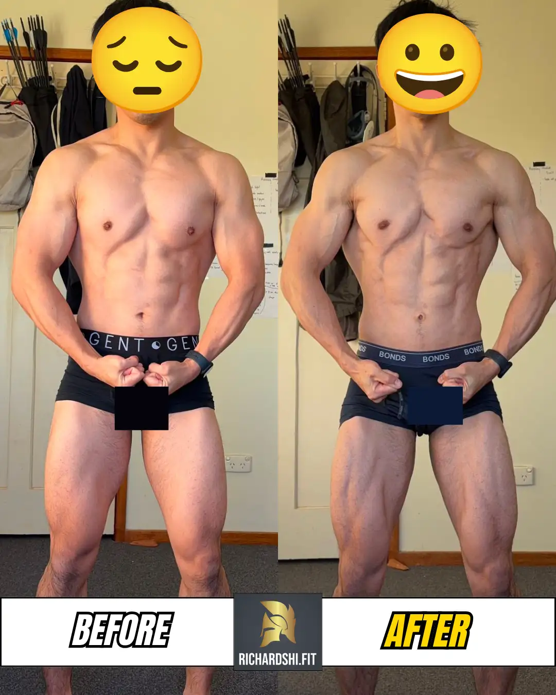 Richardshi.fit client before-and-after transformation 8
