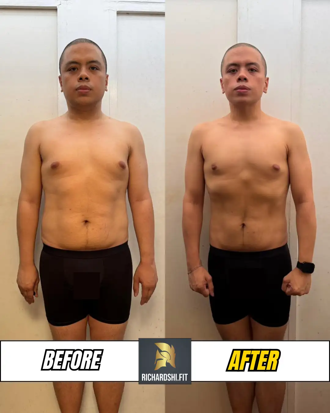 Richardshi.fit client before-and-after transformation 11